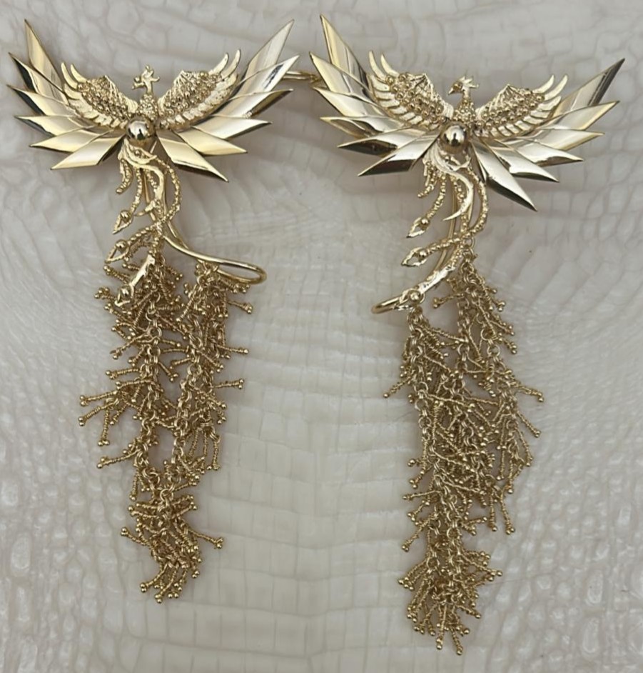 Eternal Phoenix Earcuffs